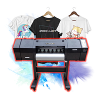 Machine d'impression de t-shirts Streetwear rentable sacs textiles d'impression bricolage 70 imprimante DTF XP600 I1600 I3200 avec séchoir à secoueur