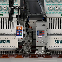 SNWSIM Meilleure machine à broder à 12 têtes de haute qualité, machine à broder multifonctionnelle à paillettes commandée par ordinateur