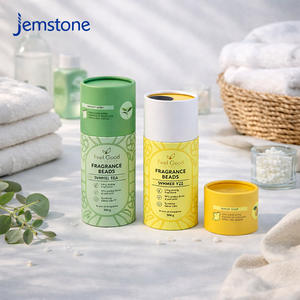 Custom <b>Printed</b> Eco-friendly Bath Salt <b>Packaging</b> Laundry Scent Booster Beads Paper Tube <b>Packaging</b> for Laundry Beads - Product Image 2