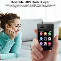 Nouvelle caméra HD, lecteur MP3 HIFI audio, enregistrement en un clic, écran tactile intelligent, lecteur MP3 MP4 MP5