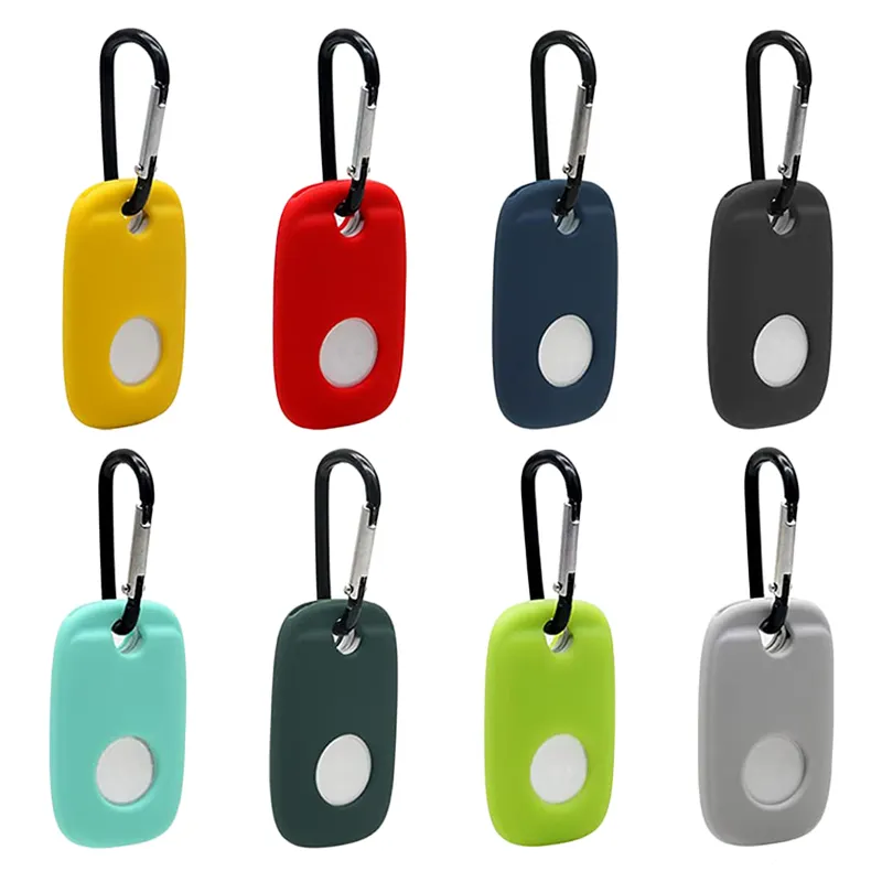 Anti-lost Silicone Pet GPS Tracker Cover Protective Case For Tile pro Key Finder With Keychain