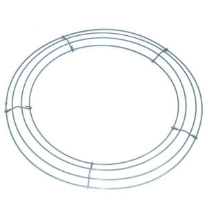 थोक स्टील पुष्पांजलि फ्रेम के लिए फार्म दौर 16 इंच बड़े धातु पुष्पांजलि फ्रेम क्रिसमस दरवाजा फांसी सजावट - Product Image 2