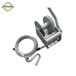 <span class=keywords><strong>Treuil</strong></span> manuel d'une capacité de 700lb, mini <span class=keywords><strong>treuil</strong></span> à main à manivelle, <span class=keywords><strong>treuil</strong></span> de remorquage à câble en acier de 26 pieds - Product Image 5