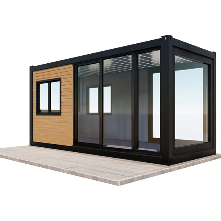 Rumah Kecil Prefabrikasi Rumah Kecil Terbaik Portabel Prefabrikasi Modular Gudang Kabin Pondok Mini Rumah