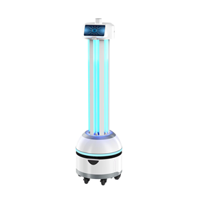 หุ่นยนต์ฆ่าเชื้ออัตโนมัติ <span class=keywords><strong>UVC</strong></span> พร้อมรถเข็นหลอดไฟ UV, ระบบนำทางอัตโนมัติ และหุ่นยนต์ฆ่าเชื้อแบบชาร์จไฟอัตโนมัติ - Product Image 1