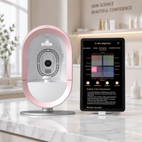 Mesin Analisa Kulit AI 40MP Sistem Analisa Wajah 12 Spektrum dengan Layar 21,5 inci Penyimpanan Cloud untuk Salon Kecantikan 19 Bahasa