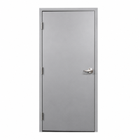 Porte Extérieure Coupe-feu en Acier, Design Moderne, Norme 60 Minutes, Sécurité Renforcée