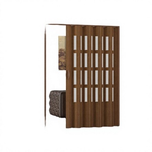 Puerta Plegable Corredera de Acrílico y PVC con Diseño Asiático para Interiores, Acabado Decorativo - Product Image 2