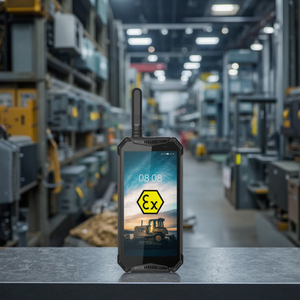 Mở khóa <span class=keywords><strong>Android</strong></span> M3 điện thoại thông minh ATEX chống thấm nước antichoc Walkie Talkie với GPS 4 gam NFC gồ ghề điện thoại - Product Image 4