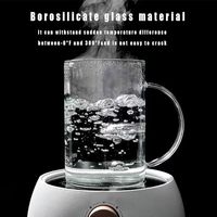 Mug en verre surdimensionné de 1000 ml en borosilicate avec poignée, couvercle et paille pour boissons et thé au citron – Vente en gros