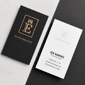 Tùy Chỉnh In Ấn Với Vàng/Bạc/Màu Xanh Lá Cây/Màu Xanh Lá Dập Nổi Sáng Tạo Cao-End Thiết Kế Thẻ Thích Hợp Cho Quà Tặng Bao Bì - Product Image 5