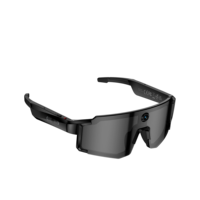 Lunettes de sport audio BT à conduction osseuse avec double micro ENC, suppression du bruit, étanches IPX5, traduction IA en temps réel et commande vocale pour