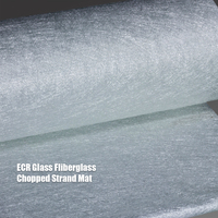 Tapis de fibres de verre FRP à brins coupés CSM, voile de surface en fibre de verre pour éoliennes, bateaux, voitures, avions