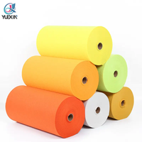 Colorfu l rouleau de feutre de tissu de polyester perforé à l'aiguille pour les projets d'artisanat de bricolage matériel de patchwork de couture