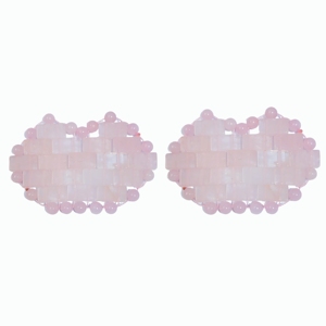 Natural 100% Rose Quartz Face <b>Eye</b> Massage Anti Puffiness Jade <b>Eye</b> <b>Mask</b> - Product Image 1