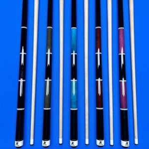 ไม้คิวบิลเลียดลายเพชร ไม้คิวไนน์บอล ไม้คิวแบล็คเอทบอล ไม้คิวแบบแยกส่วน 1-2 ท่อน ไม้คิวพูลที่ทนทานสำหรับกีฬาสนุกเกอร์ - Product Image 4