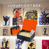 Boîte cadeau écologique, recyclable, rigide, avec fermeture magnétique, en papier couché, design moderne et élégant pour parfum, bougie, portefeuille, artisanat