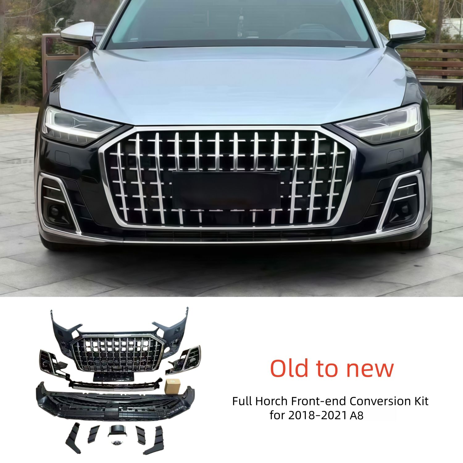 18-20 A8L horch ftont bumper