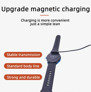 Reloj inteligente <span class=keywords><strong>universal</strong></span> Pulsera magnética Reloj Cable de carga USB 1A/2A Funda de PVC de <span class=keywords><strong>2</strong></span> <span class=keywords><strong>pines</strong></span> 7,62/4/2mm Cable de carga de <span class=keywords><strong>2</strong></span> <span class=keywords><strong>pines</strong></span> - Product Image 4