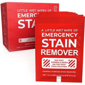 Lingettes détachantes jetables écologiques multi-usages pour tous les tissus, emballées individuellement, format voyage, pour la <span class=keywords><strong>lessive</strong></span> - Product Image 1