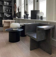 Fauteuil lounge, chaise à dossier de forme personnalisée, chaise individuelle créative et unique pour petits appartements