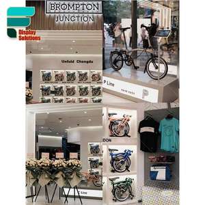 Cửa hàng xe đạp thiết kế bán lẻ Hiển thị lịch thi đấu gấp xe đạp lưu trữ giá tùy chỉnh bằng gỗ <span class=keywords><strong>cubby</strong></span> tủ trưng bày - Product Image 3