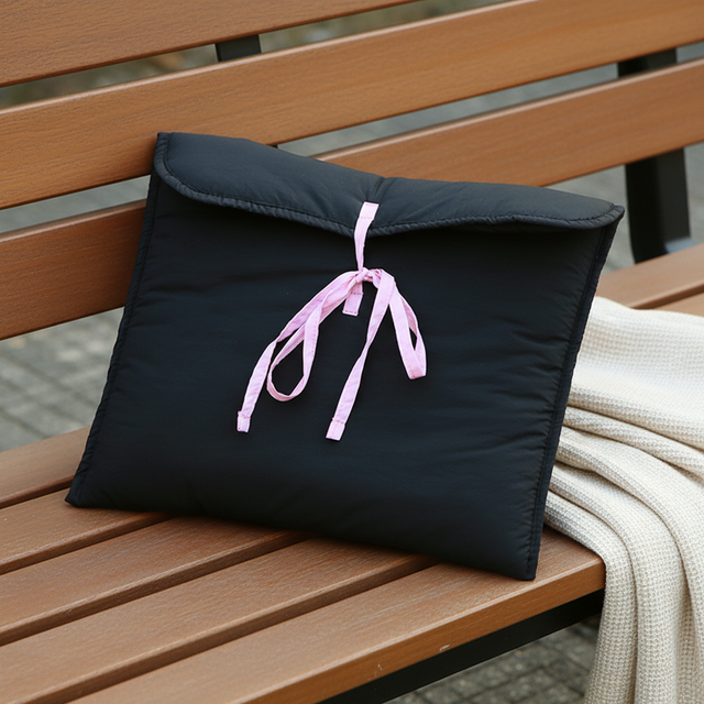 RR Cute Bowknot Fluffy Soft Laptop Sleeve Portable Large Laptop Bag for Office Workers Women's Tablet Briefcase Protective Case
