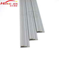 Profil en PVC personnalisé personnalisable polyvalent extrudé en plastique Profil décoré en PVC pour meubles