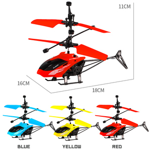 Helicóptero de Inducción de Doble Modo con Control Remoto para Niños, Aeronave Luminosa Transfronteriza con Función de Suspensión por Gestos <span class=keywords><strong>RC</strong></span> - Product Image 1