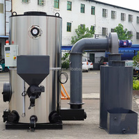 Chaudière à vapeur verticale à tubes de fumée LHS de 0,5 tonne, à gazole ou gaz, automatique, pour chauffage industriel et domestique, utilisant la biomasse pour l'eau chaude