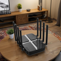 Dernier routeur professionnel OpenWRT avec prise en charge tri-bande, routeur CPE 5G personnalisé BE19000 avec emplacement pour carte SIM