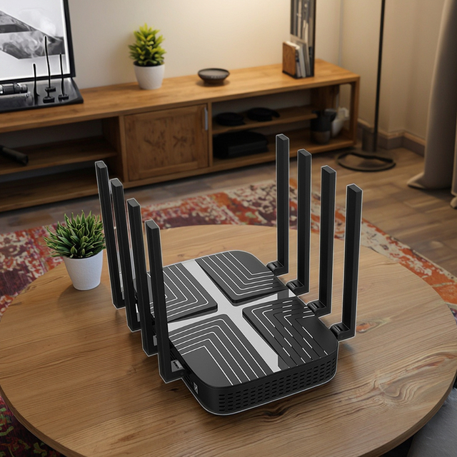 Latest Professional Modem OpenWRT Router with Tri-Band Support Networking BE19000 Customized 5G CPE Router with SIM Card Slot