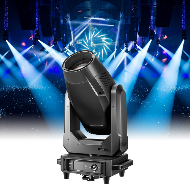 600W Sharpy Light Moving Head LED DMX E27 CRI90 3200-6500K 3in1 BSW Beam Spot Wash Theatre Stage Light for Church