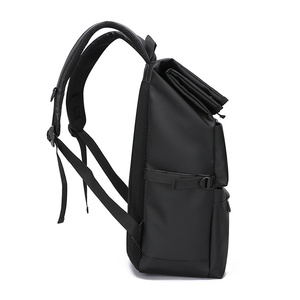 Men's Large Capacity <b>Backpack</b> Casual Waterproof <b>Laptop</b> <b>Backpack</b> Fashionable Textured Design for Work Travel School - Product Image 2