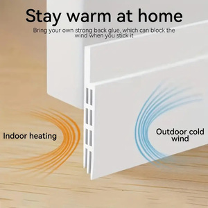 Three-Layer 6-Hole <strong>PVC</strong> <strong>Door</strong> Bottom <strong>Sealing</strong> <strong>Strip</strong> Windproof Plug Insulating <strong>Door</strong> Cleaning Stop with Windproof Plate - Product Image 3