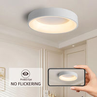 Plafonnier LED moderne minimaliste en fer nordique pour chambre à coucher, salon, balcon, couloir