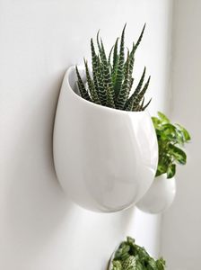 Décoration magnétique assortie pour réfrigérateur Décoration magnétique assortie avec <span class=keywords><strong>mini</strong></span> fausses plantes succulentes dans des pots en céramique blanche Pots magnétiques pour plantes - Product Image 4