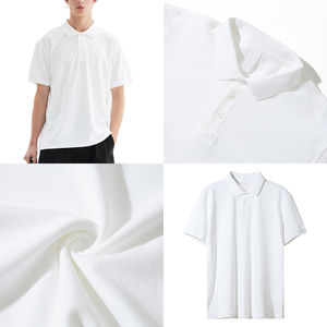 Camiseta Polo de Golf Blanca al por Mayor de Alta Calidad, Personalizada con Logotipo Impreso por Transferencia de Calor, Unisex, 100% Algodón, ODM OEM para Hombre - Product Image 4