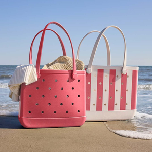 Sacs de plage en EVA imprimés, structurés, imperméables, gaufrés, grands, durables, pour femmes et familles, personnalisables - Product Image 2