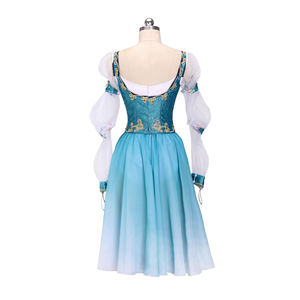 Costumes de ballet professionnels romantiques longs pour <span class=keywords><strong>trois</strong></span> personnes, filles, danse de variation, compétition, performance, tutu pour la scène - Product Image 3