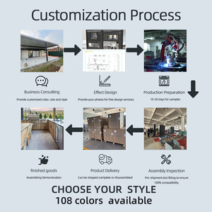 <span class=keywords><strong>Cuisine</strong></span> extérieure personnalisable en acier inoxydable SS316 pour cour, résistante à l'humidité, durable et robuste, avec évier - Product Image 4