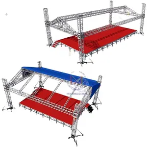 Qualité Festival de Musique de Concert En Aluminium de Système De Botte De Toit D'étape/CE A certifié le chargement Lourd extérieur concert treillis