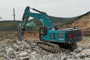 Excavadoras de cadenas grandes de la famosa marca china SWE600F en oferta con entrega rápida - Product Image 3