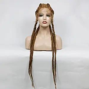 synthetic hair from 24-36in new style 4S box braids synthetic hair wig 11S braids wig crochet style wig