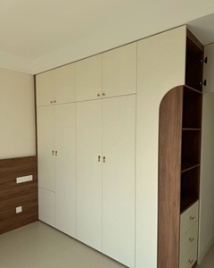 Legno Minimalist Family guardaroba in legno <span class=keywords><strong>armadio</strong></span> di stoccaggio con mensole asta appesa in legno <span class=keywords><strong>armadio</strong></span> <span class=keywords><strong>armadio</strong></span> con serratura per <span class=keywords><strong>camera</strong></span> <span class=keywords><strong>da</strong></span> <span class=keywords><strong>letto</strong></span> - Product Image 5