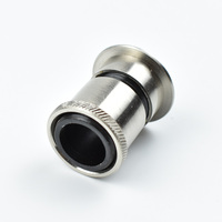 Haute Valeur Zinc Porte Visionneuse 25 mm diamètre 160 degrés 35-50 Fini Nickel Satiné Visionneuses De Porte