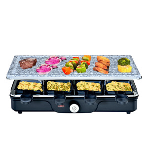 Parrilla Eléctrica Raclette Coreana <span class=keywords><strong>para</strong></span> BBQ, Derretir Queso y Cocinar <span class=keywords><strong>Carne</strong></span>, Ideal <span class=keywords><strong>para</strong></span> Fiestas y Familia, Placa de <span class=keywords><strong>Piedra</strong></span> Desmontable Antiadherente de PTFE <span class=keywords><strong>para</strong></span> el Hogar - Product Image 1