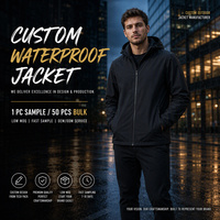 Veste imperméable d'hiver décontractée personnalisée pour la randonnée et la chasse - Veste technique Gorpcore tendance pour la protection contre la pluie