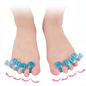 JOGHN Séparateur d'orteils pour pieds plats Sebs Individuel Full Silicone Pink Rings Bunion Corrector Braces Shoe Toe Protectors - Product Image 6