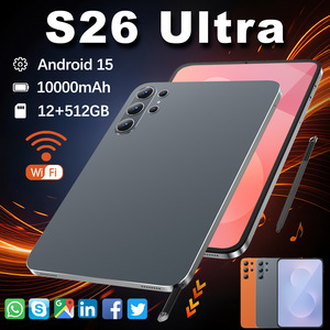 Tablette PC WiFi S26 Ultra 10,1 pouces MTK6750 Octa Core 3 Go + 32 Go Android 10 avec dos métallique, stylet intégré et double caméra - Product Image 1
